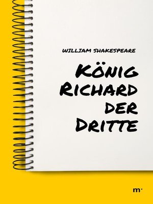 cover image of König Richard der Dritte